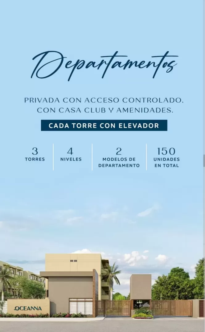 PREVENTA DEPARTAMENTOS OSCEANNA