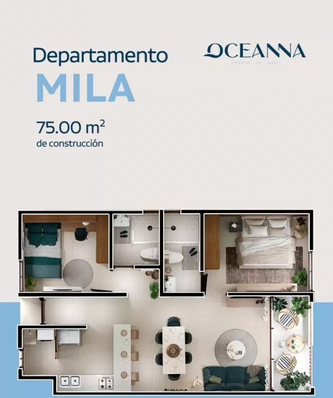 PREVENTA DEPARTAMENTOS OSCEANNA